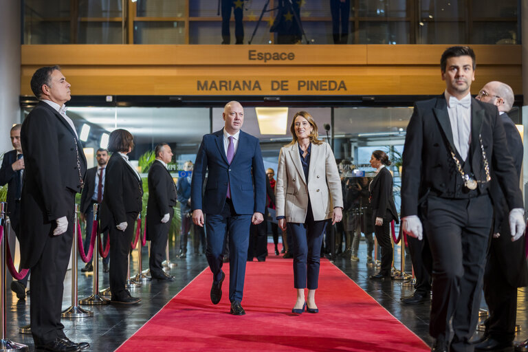 Valokuva 32: Roberta METSOLA, EP President meets with Rosen ZHELYAZKOV, Bulgarian Prime Minister