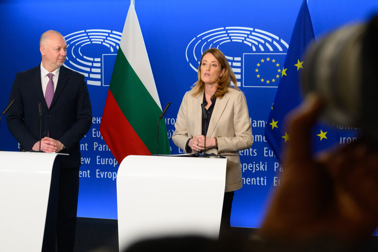 Valokuva 21: Roberta METSOLA, EP President meets with Rosen ZHELYAZKOV, Bulgarian Prime Minister