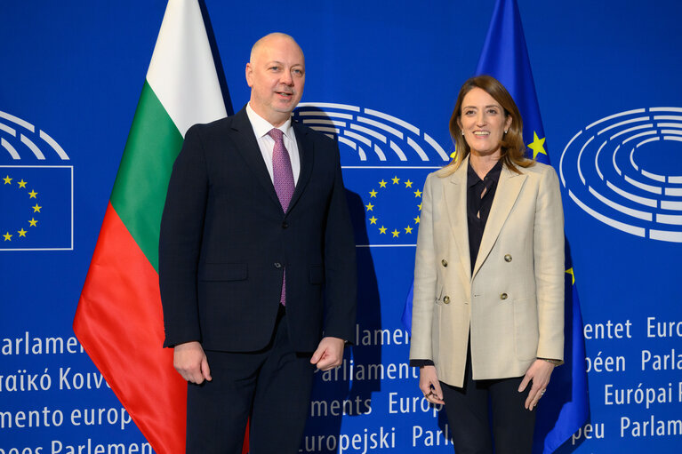 Valokuva 30: Roberta METSOLA, EP President meets with Rosen ZHELYAZKOV, Bulgarian Prime Minister