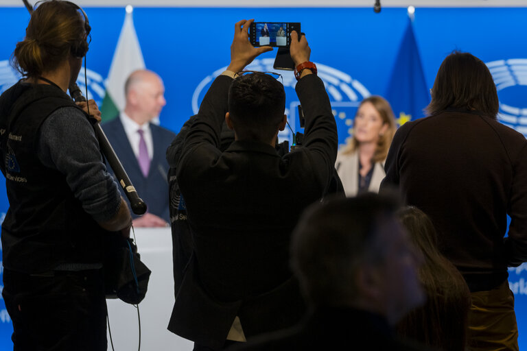 Valokuva 18: Roberta METSOLA, EP President meets with Rosen ZHELYAZKOV, Bulgarian Prime Minister