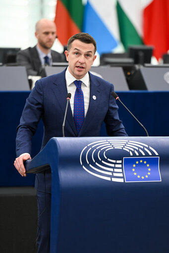 Fotografija 39: EP Plenary session - The need for actions to address the continued oppression and fake elections in Belarus