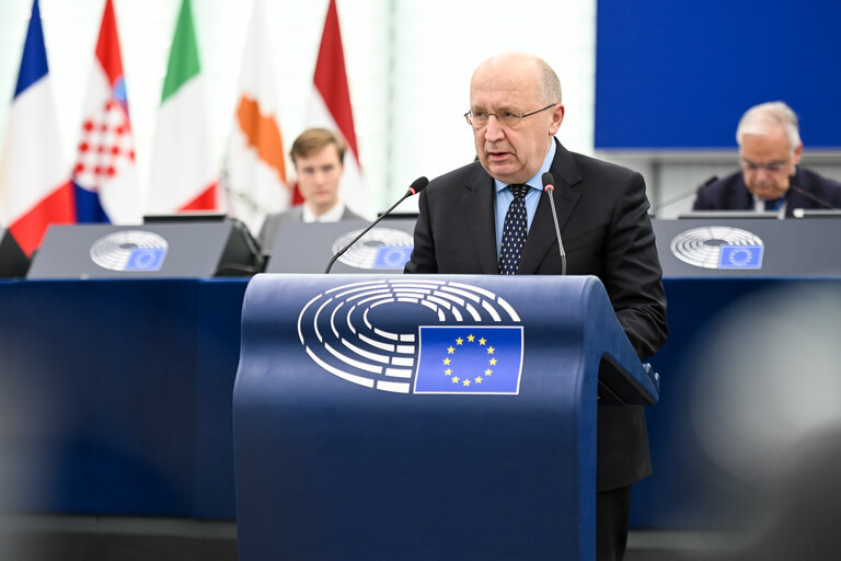 Photo 33 : EP Plenary session - The need for actions to address the continued oppression and fake elections in Belarus