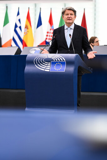 Fotografija 27: EP Plenary session - The need for actions to address the continued oppression and fake elections in Belarus