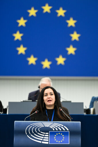 Fotografi 21: EP Plenary session - The need for actions to address the continued oppression and fake elections in Belarus