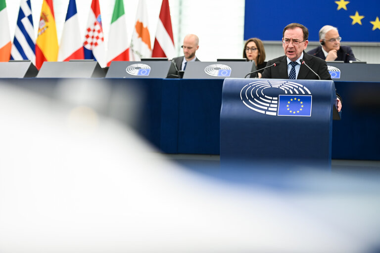 Fotografija 11: EP Plenary session - The need for actions to address the continued oppression and fake elections in Belarus