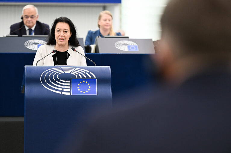 Fotografija 9: EP Plenary session - The need for actions to address the continued oppression and fake elections in Belarus