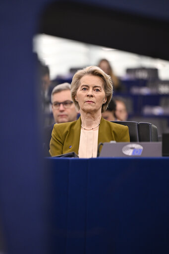 Photo 41 : EP Plenary session - Conclusions of the European Council meeting of 19 December 2024