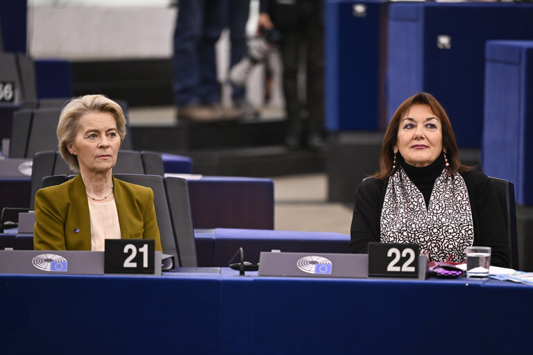 Photo 42 : EP Plenary session - Conclusions of the European Council meeting of 19 December 2024