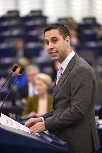 Photo 27 : EP Plenary session - Conclusions of the European Council meeting of 19 December 2024