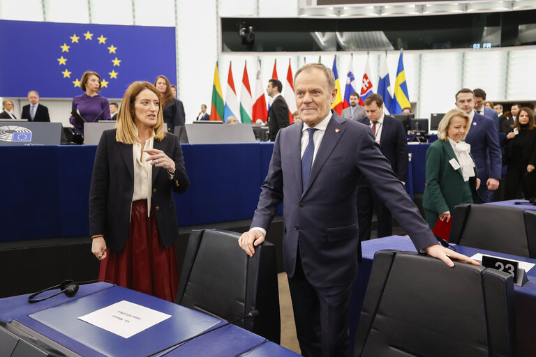 Fotografi 28: EP Plenary session - Presentation of the programme of activities of the Polish Presidency