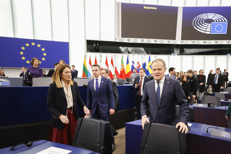 Fotografi 29: EP Plenary session - Presentation of the programme of activities of the Polish Presidency