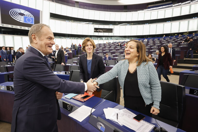 Fotografi 30: EP Plenary session - Presentation of the programme of activities of the Polish Presidency