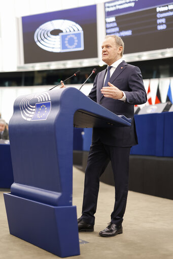 Fotografi 44: EP Plenary session - Presentation of the programme of activities of the Polish Presidency