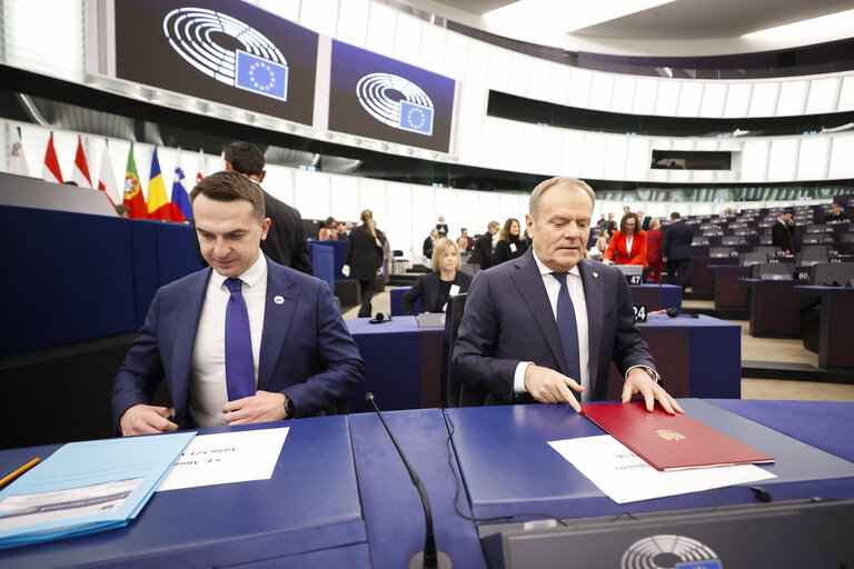 Fotografi 10: EP Plenary session - Presentation of the programme of activities of the Polish Presidency