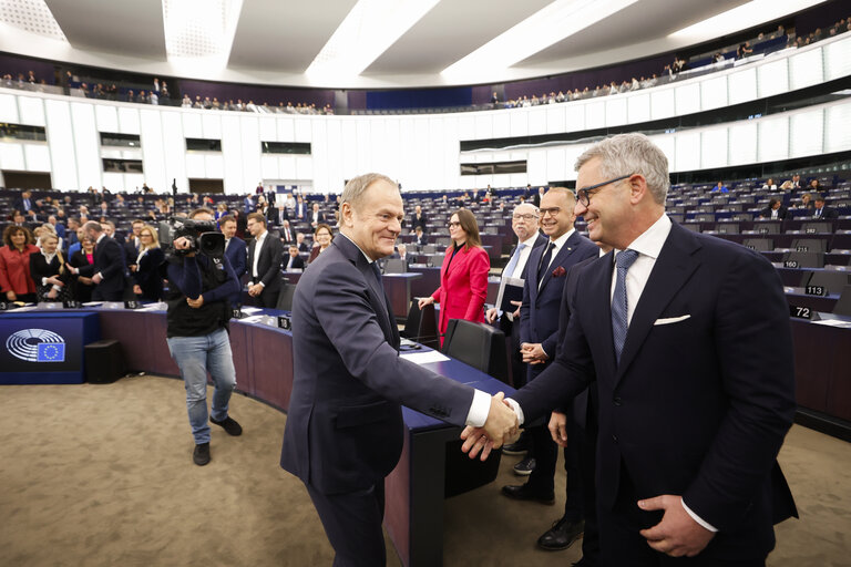 Fotografi 21: EP Plenary session - Presentation of the programme of activities of the Polish Presidency