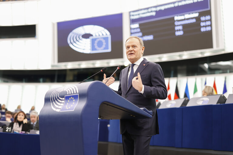 Fotografi 43: EP Plenary session - Presentation of the programme of activities of the Polish Presidency