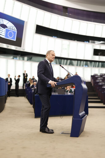 Fotografi 49: EP Plenary session - Presentation of the programme of activities of the Polish Presidency