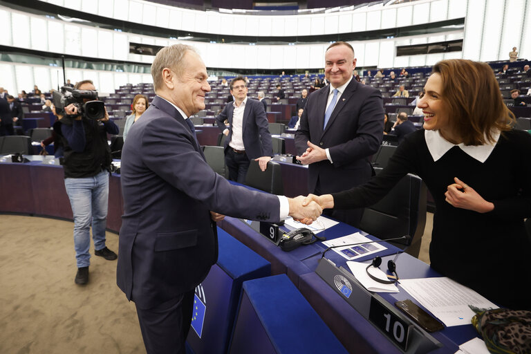 Fotografi 25: EP Plenary session - Presentation of the programme of activities of the Polish Presidency