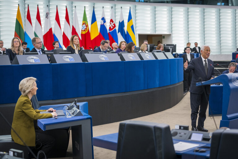 Photo 21 : EP Plenary session.- Conclusions of the European Council meeting of 19 December 2024