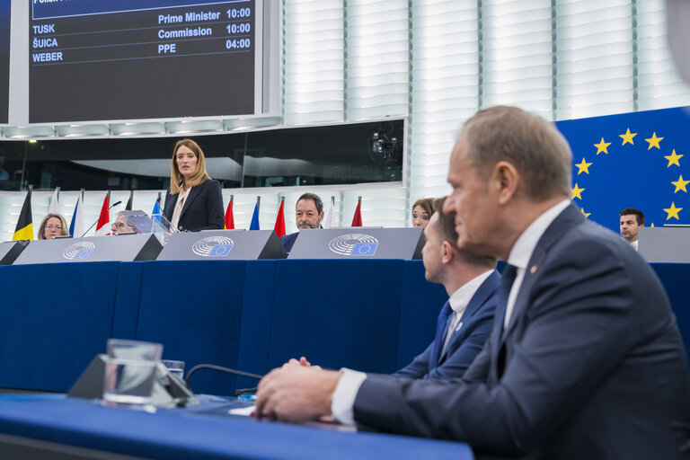 Fotografi 11: EP Plenary session - Presentation of the programme of activities of the Polish Presidency