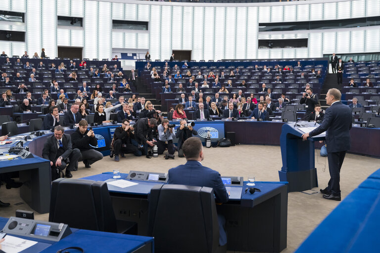 Fotografi 6: EP Plenary session - Presentation of the programme of activities of the Polish Presidency