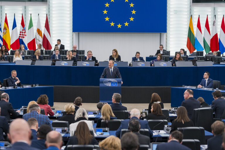 Fotografi 1: EP Plenary session - Presentation of the programme of activities of the Polish Presidency