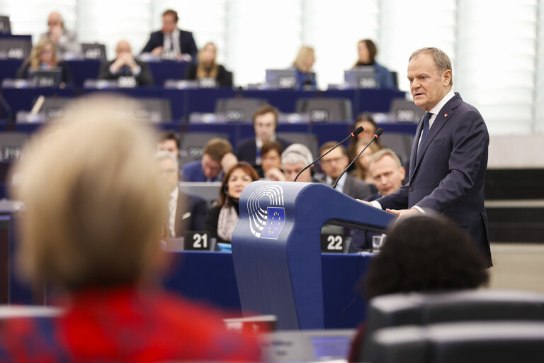 Fotografi 42: EP Plenary session - Presentation of the programme of activities of the Polish Presidency