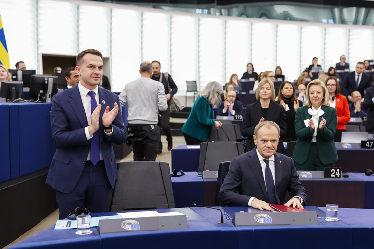 Fotografi 23: EP Plenary session - Presentation of the programme of activities of the Polish Presidency