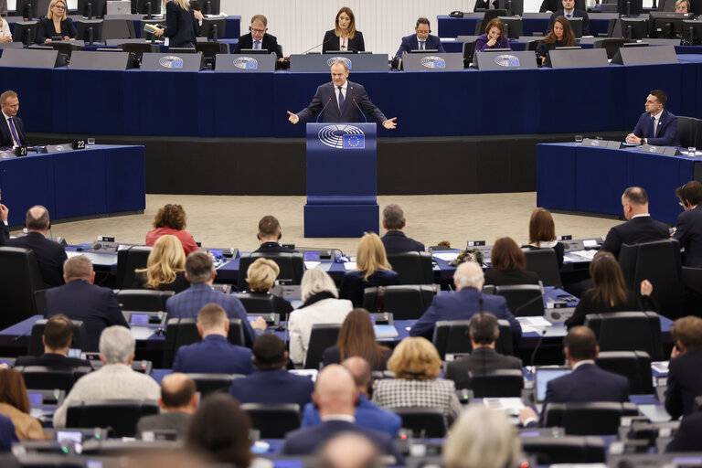 Fotografi 38: EP Plenary session - Presentation of the programme of activities of the Polish Presidency