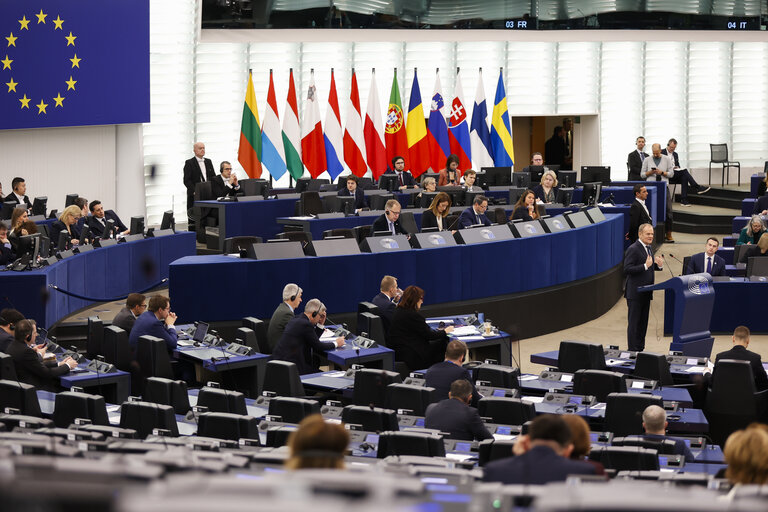 Fotografi 30: EP Plenary session - Presentation of the programme of activities of the Polish Presidency