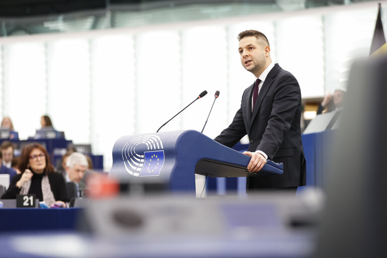 Fotografi 12: EP Plenary session - Presentation of the programme of activities of the Polish Presidency