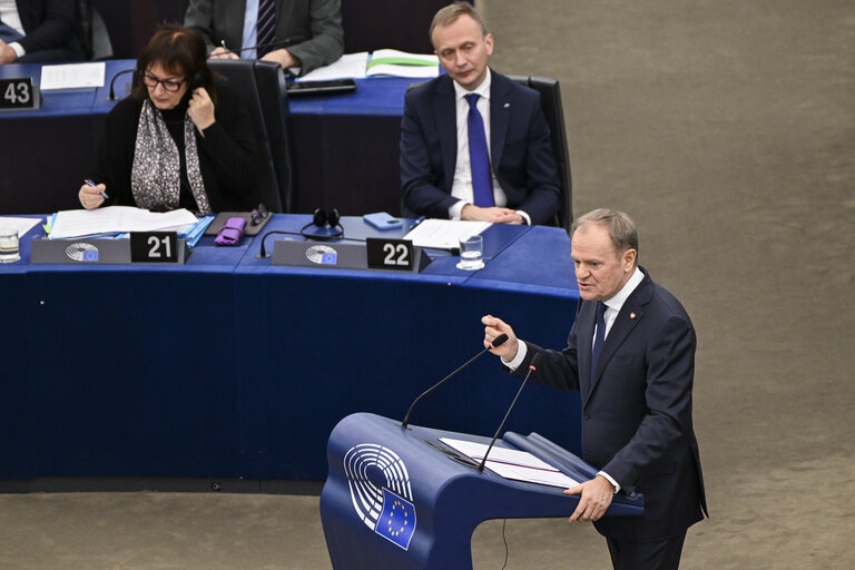 Fotografi 33: EP Plenary session - Presentation of the programme of activities of the Polish Presidency