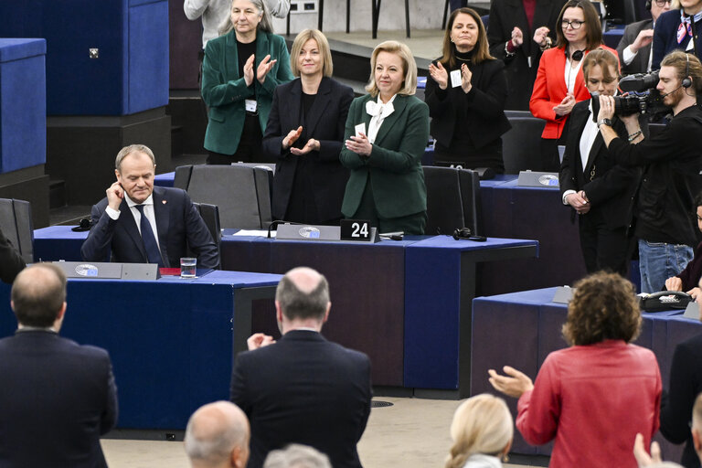 Fotografi 28: EP Plenary session - Presentation of the programme of activities of the Polish Presidency