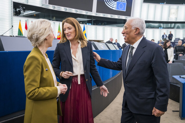 Photo 24 : EP Plenary session.- Conclusions of the European Council meeting of 19 December 2024