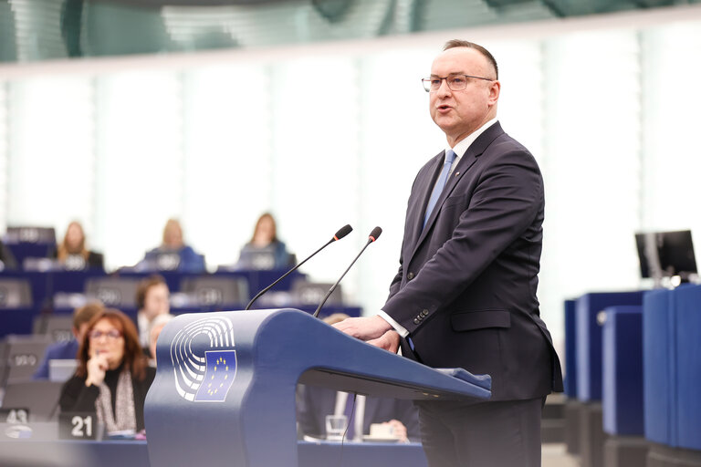 Fotografi 50: EP Plenary session - Presentation of the programme of activities of the Polish Presidency