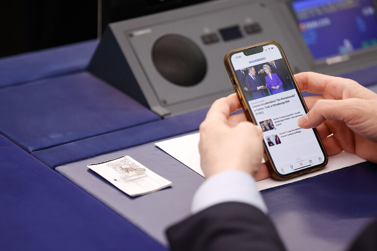 Fotografi 46: EP Plenary session - Presentation of the programme of activities of the Polish Presidency