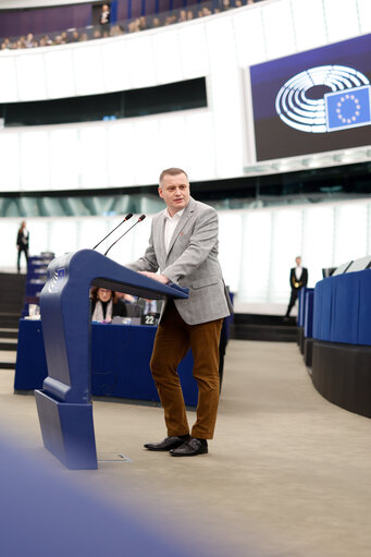 Fotografi 37: EP Plenary session - Presentation of the programme of activities of the Polish Presidency