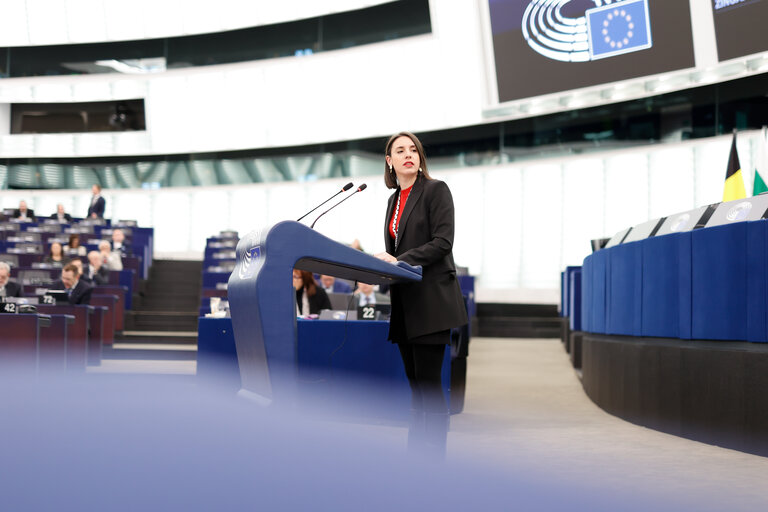 Fotografi 40: EP Plenary session - Presentation of the programme of activities of the Polish Presidency