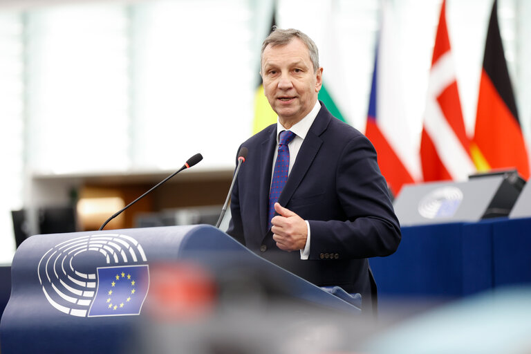 Fotografi 32: EP Plenary session - Presentation of the programme of activities of the Polish Presidency