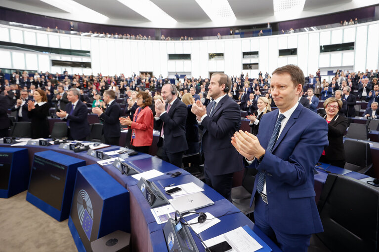 Fotografi 16: EP Plenary session - Presentation of the programme of activities of the Polish Presidency