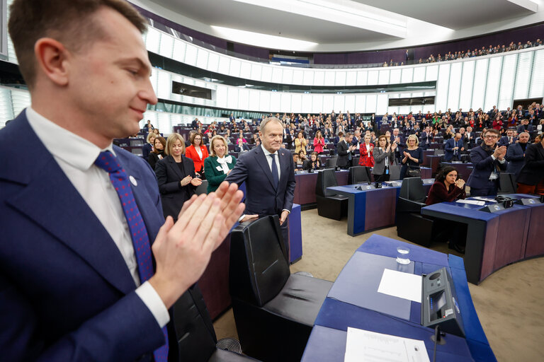 Fotografi 1: EP Plenary session - Presentation of the programme of activities of the Polish Presidency