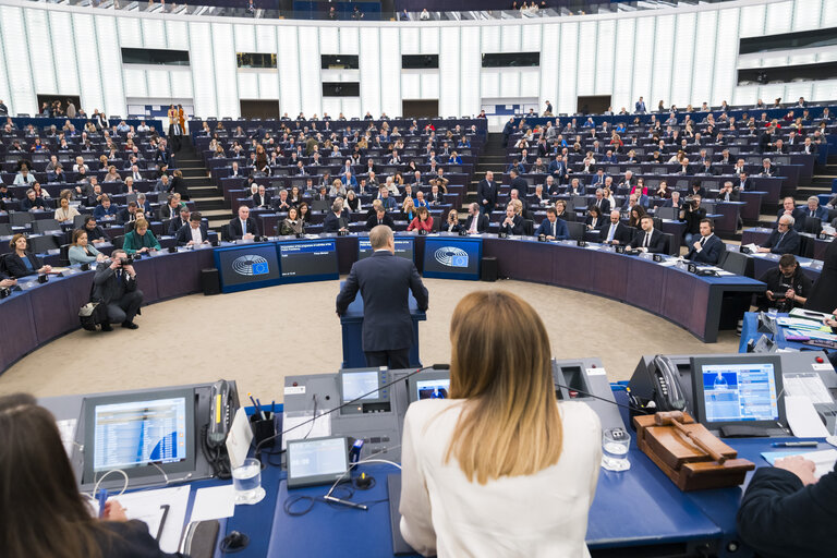 Fotografi 21: EP Plenary session - Presentation of the programme of activities of the Polish Presidency