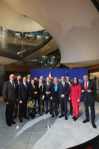 Foto 5: Donald TUSK, Polish Prime Minister meets with Polish MEPs