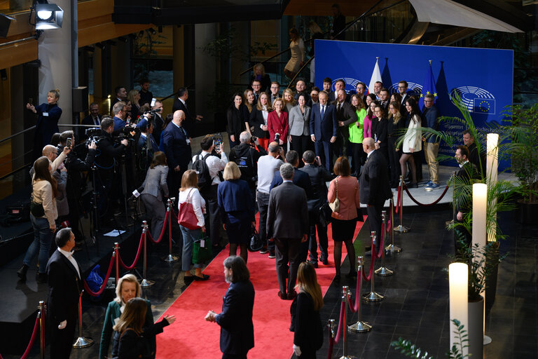 Foto 8: Donald TUSK, Polish Prime Minister meets with Polish MEPs