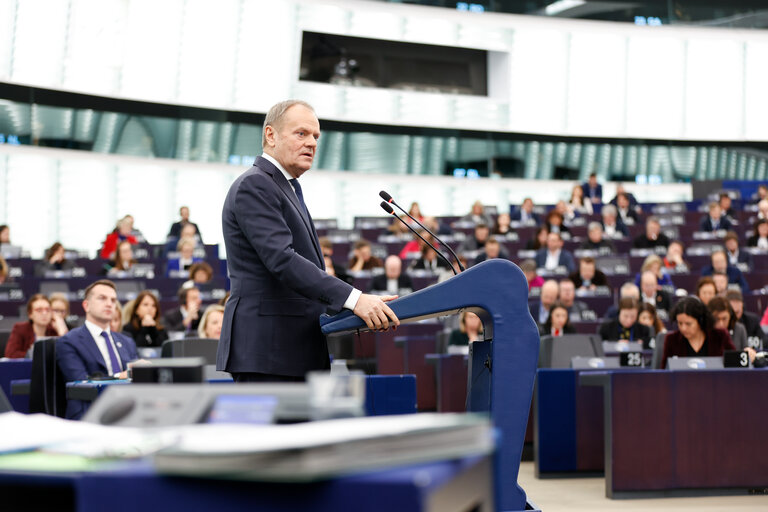 Fotografi 11: EP Plenary session - Presentation of the programme of activities of the Polish Presidency