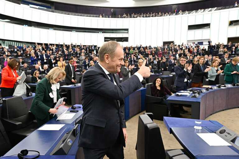 Fotografi 8: EP Plenary session - Presentation of the programme of activities of the Polish Presidency