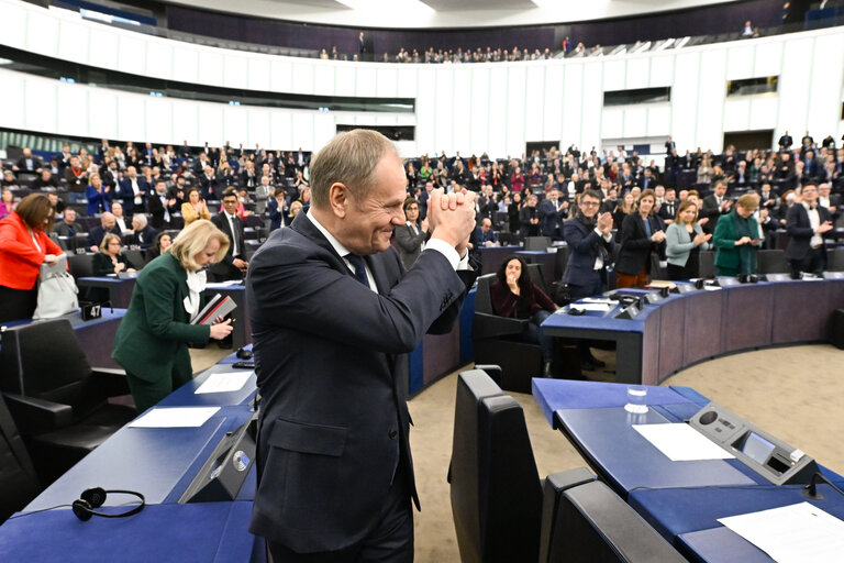 Fotografi 9: EP Plenary session - Presentation of the programme of activities of the Polish Presidency