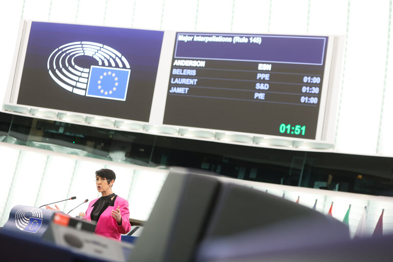 EP Plenary session - EU funding of physical border protection structures such as walls, fences or other barriers at the external border