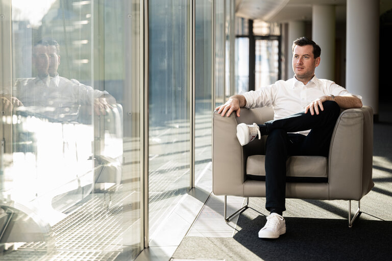 Fotografi 10: Kristoffer STORM in the EP in Brussels