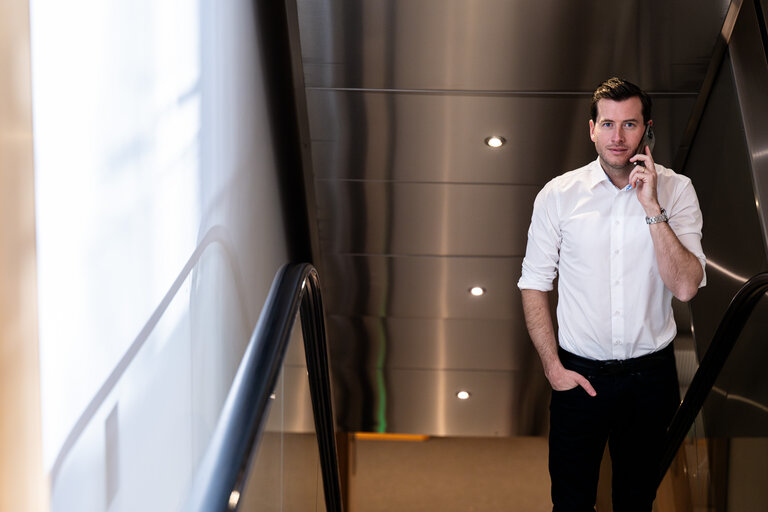 Fotografi 1: Kristoffer STORM in the EP in Brussels